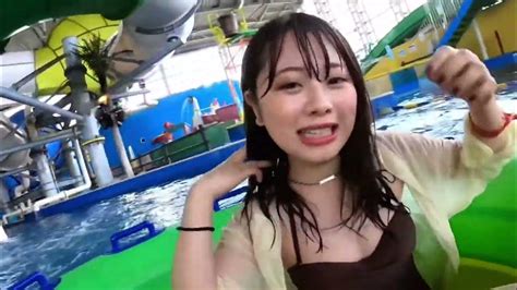 ウォータースライター エロ動画|ウォータースライダーで水着が外れちゃっておっぱい丸見え！3